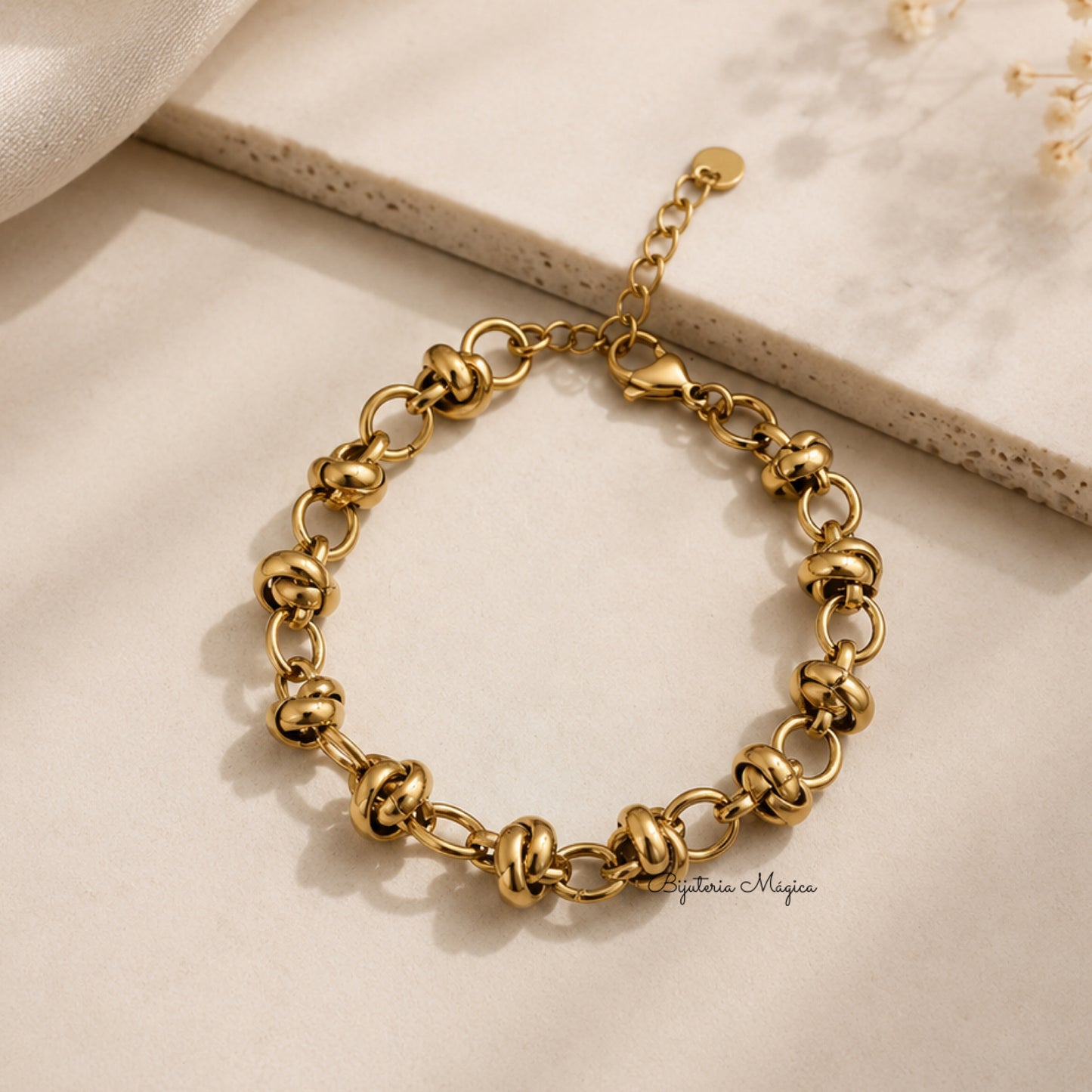 Pulseira Elos Dourados