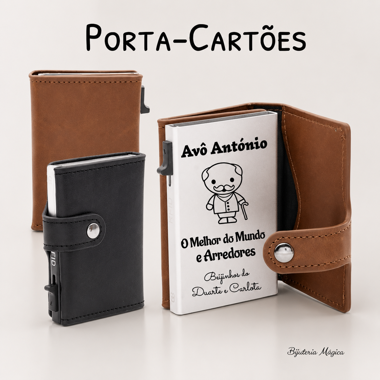 Porta-Cartões Personalizado para Avô