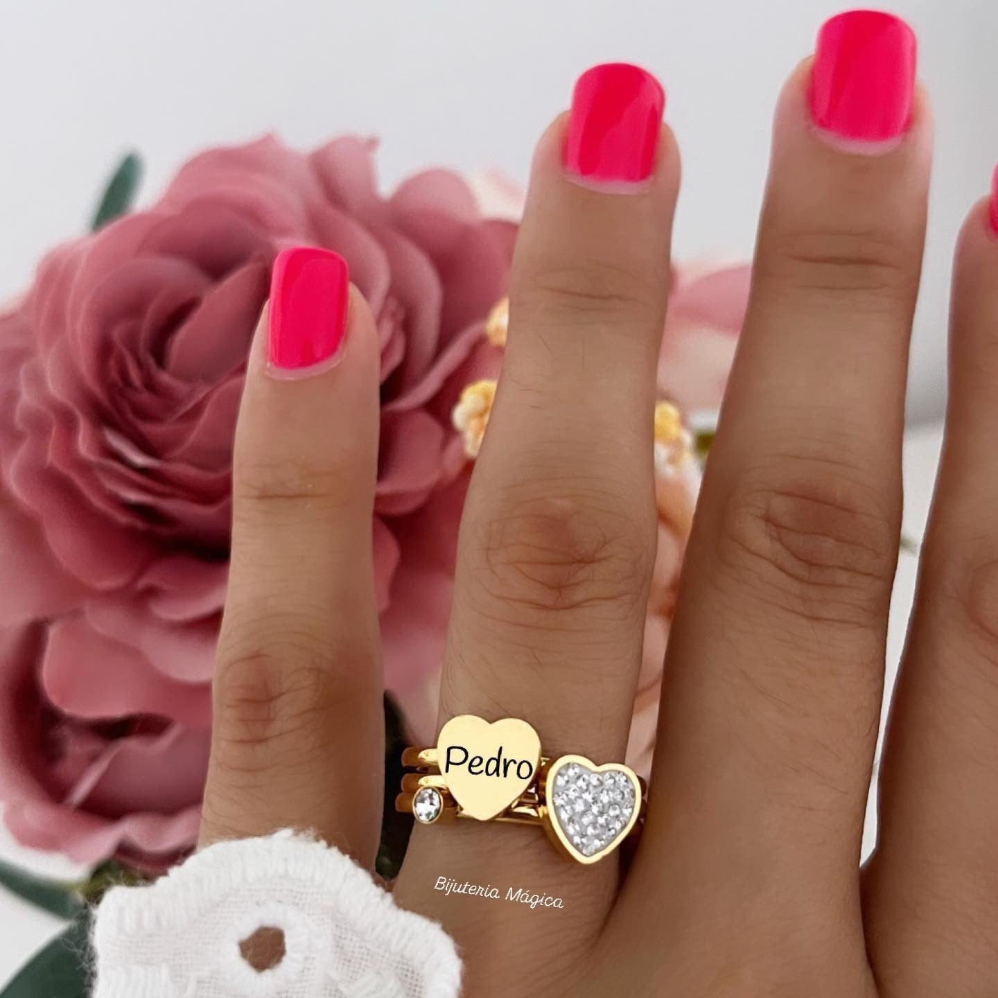 Double Heart Ring