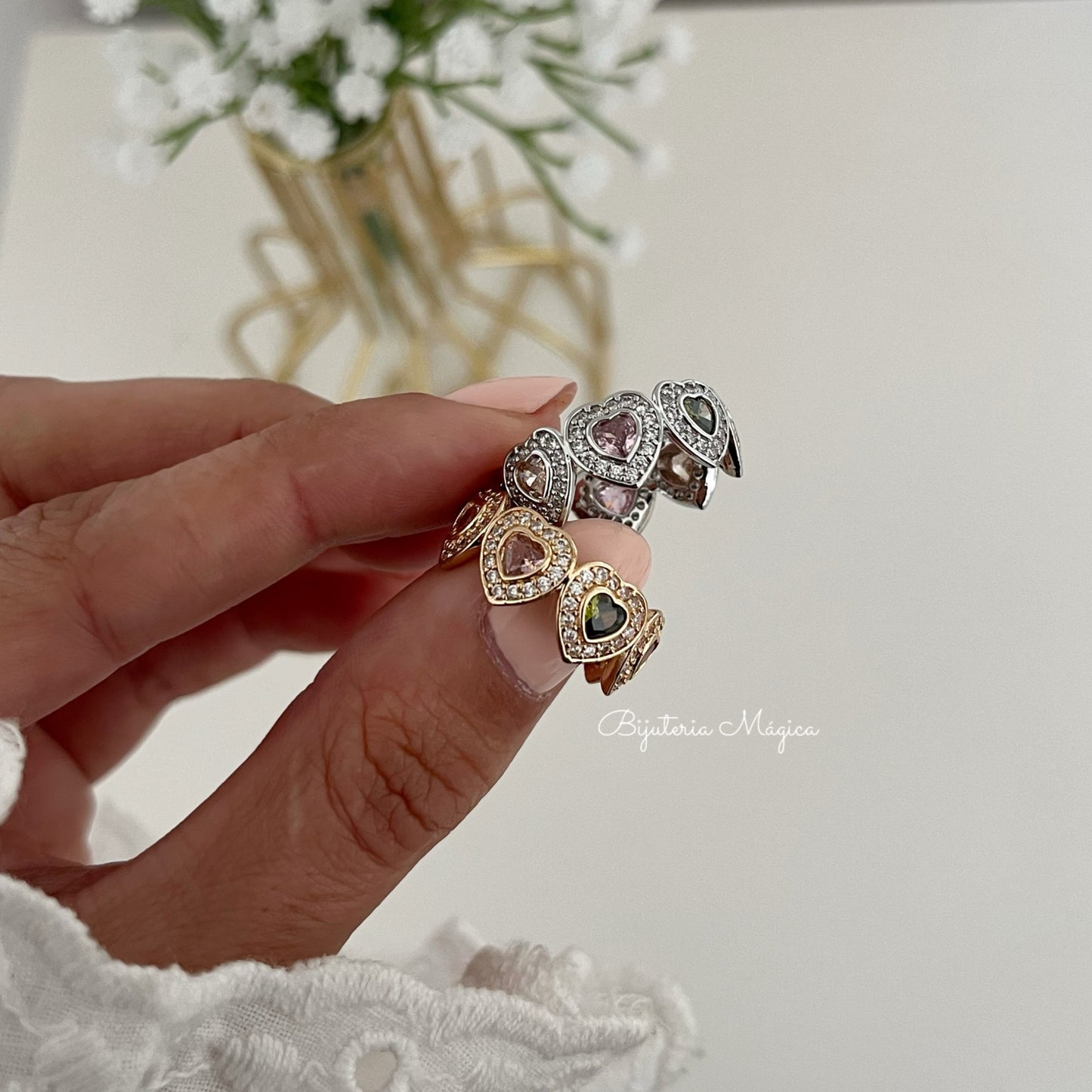 Light Hearts Ring