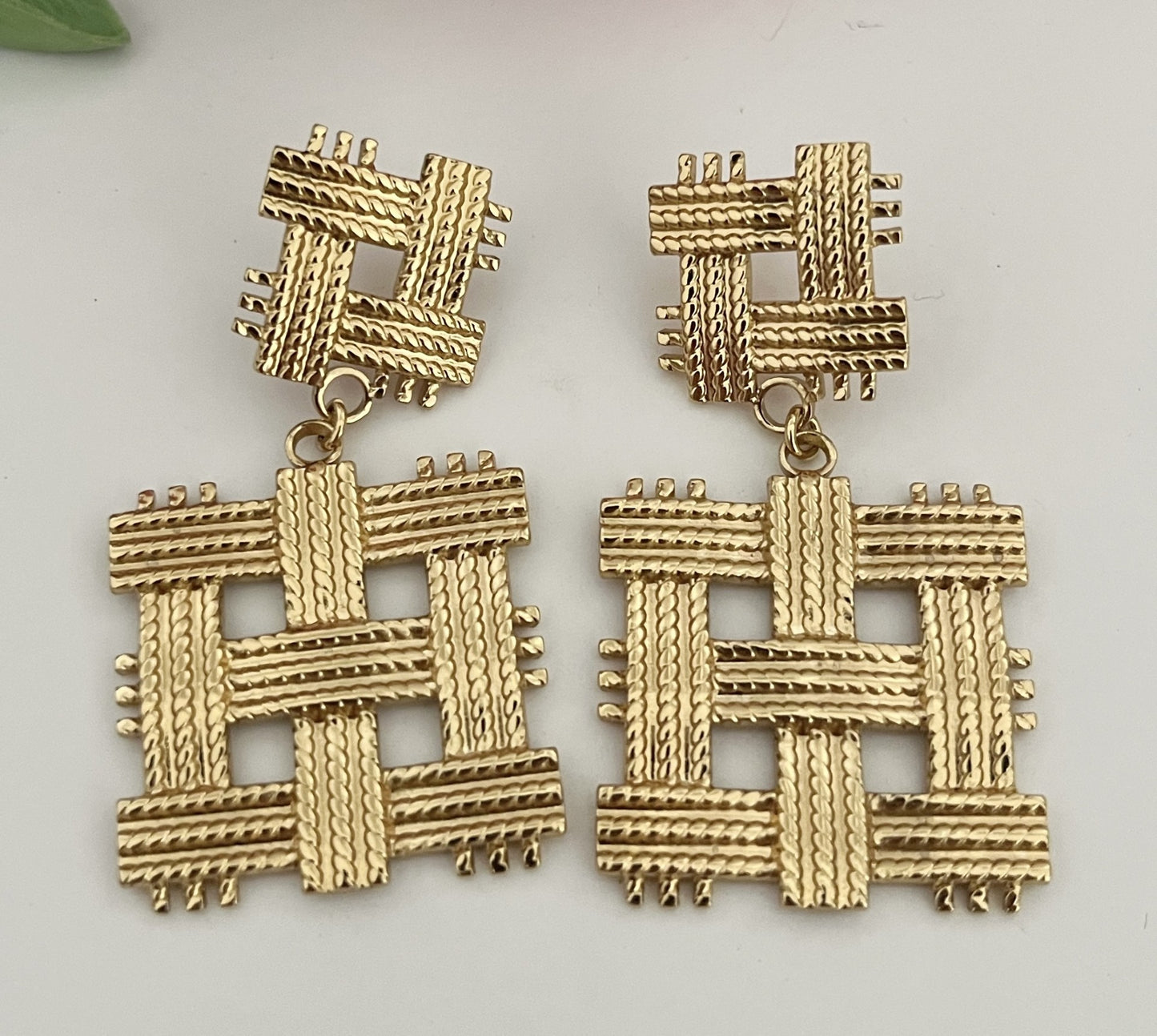 Brincos Aurea Weave