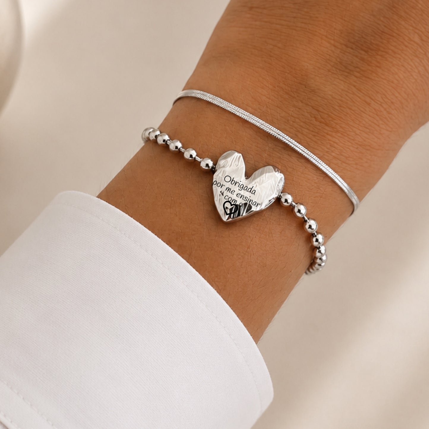 Pulseira Dupla Gratidão