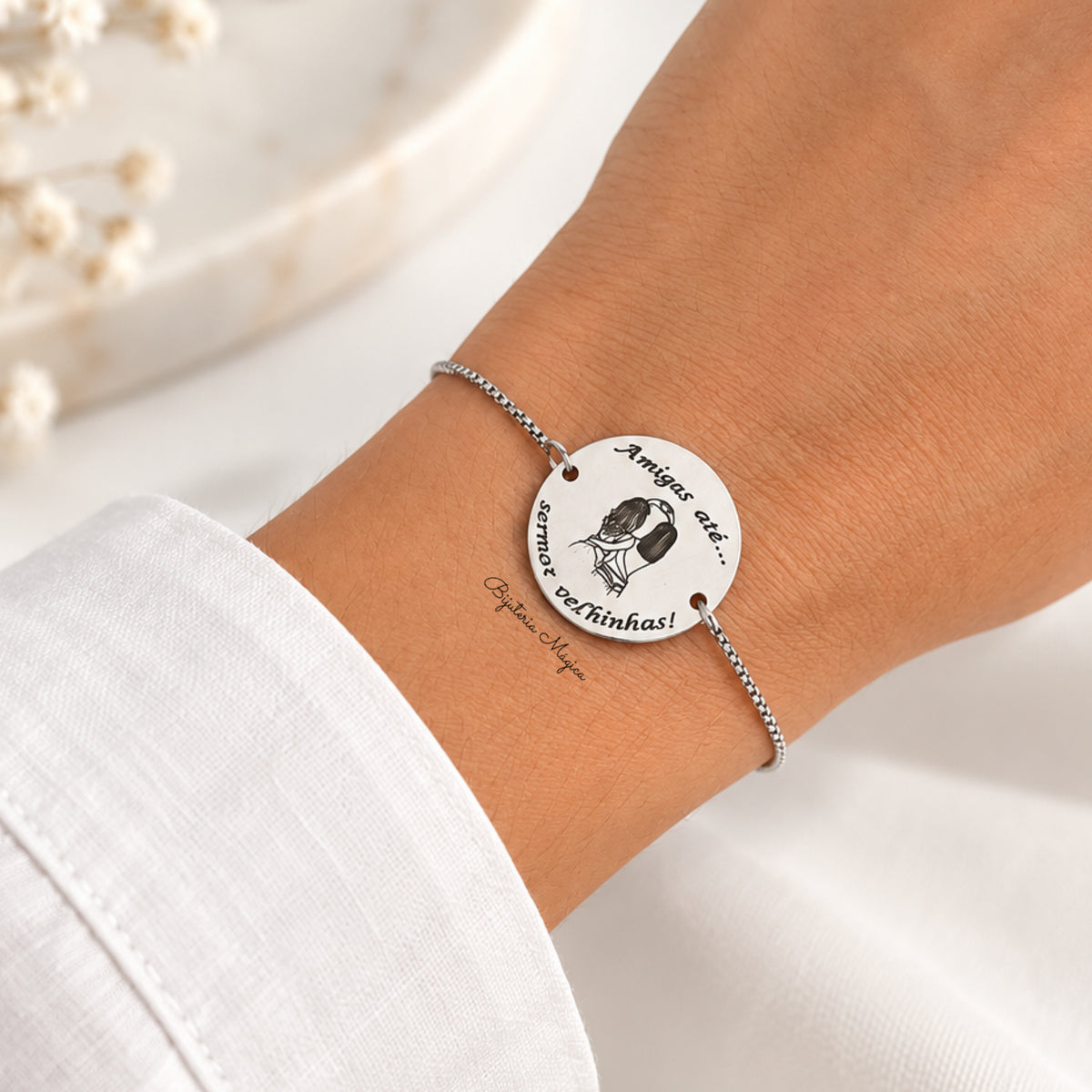 Pulseira Amigas até Sermos Velhinhas