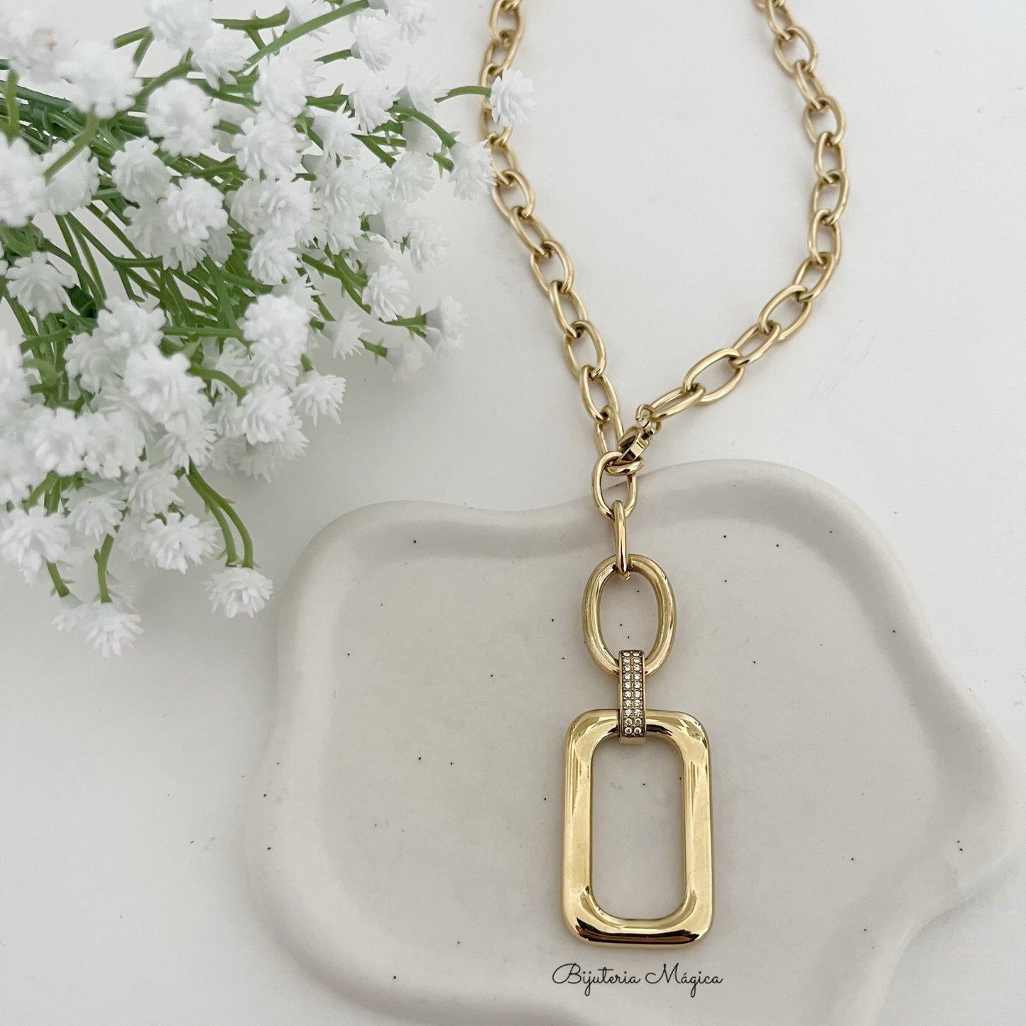 Colar Aura Elegance em Aço