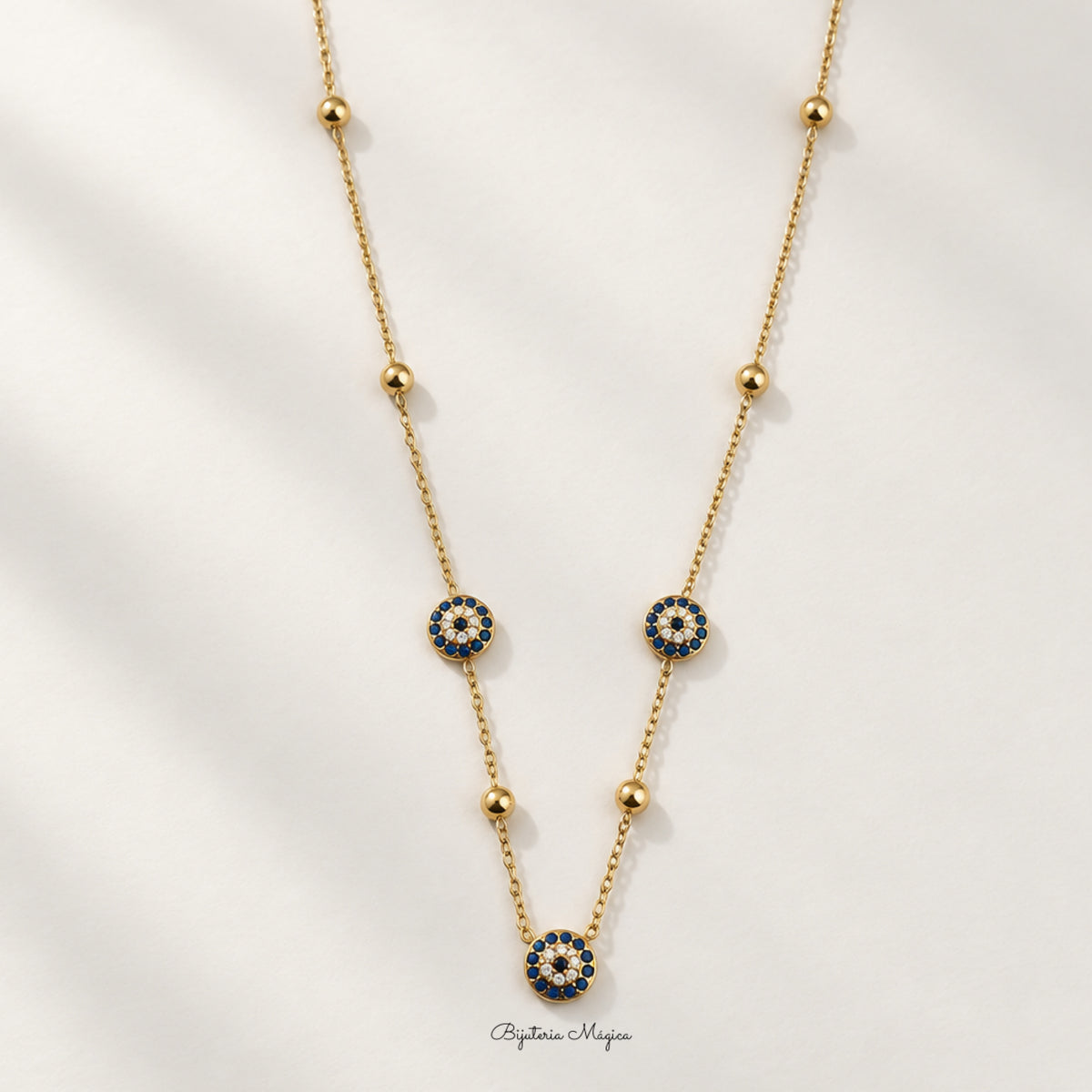 Colar Olho Protetor Azul