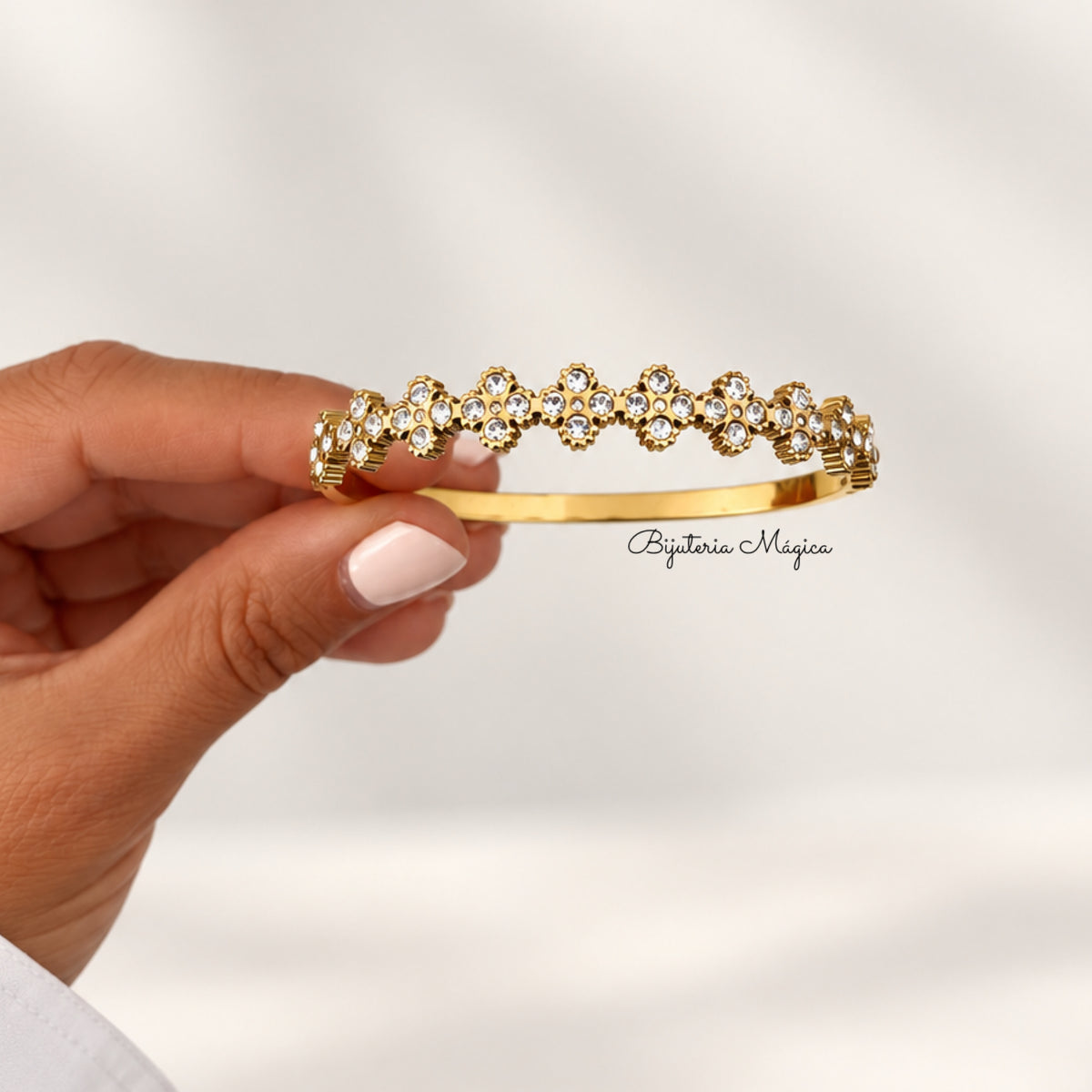 Pulseira Trevos Cristal