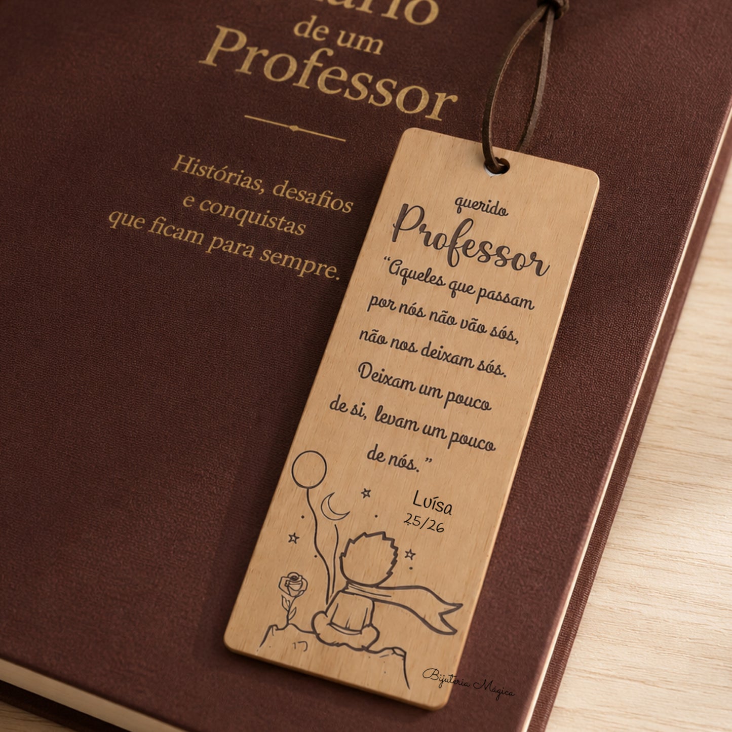 Marcador de Livro Personalizado Professor
