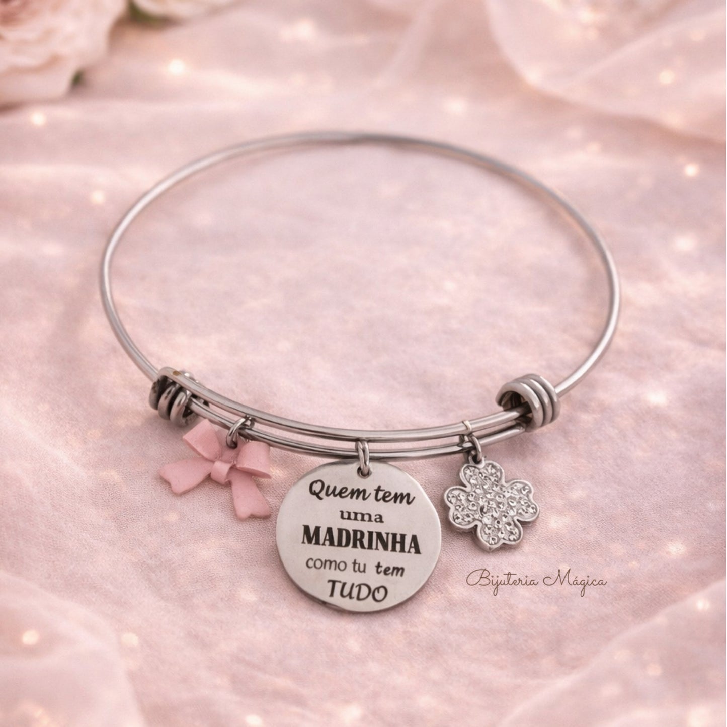 Pulseira Madrinha “Quem tem uma Madrinha como tu tem tudo”