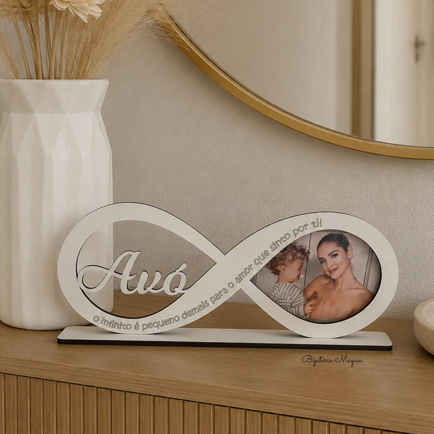 Placa Decorativa Infinito “Avó”