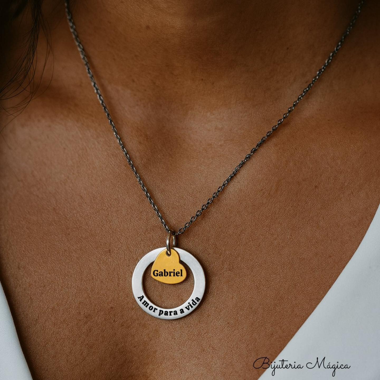 Colar Amor para a Vida Personalizado