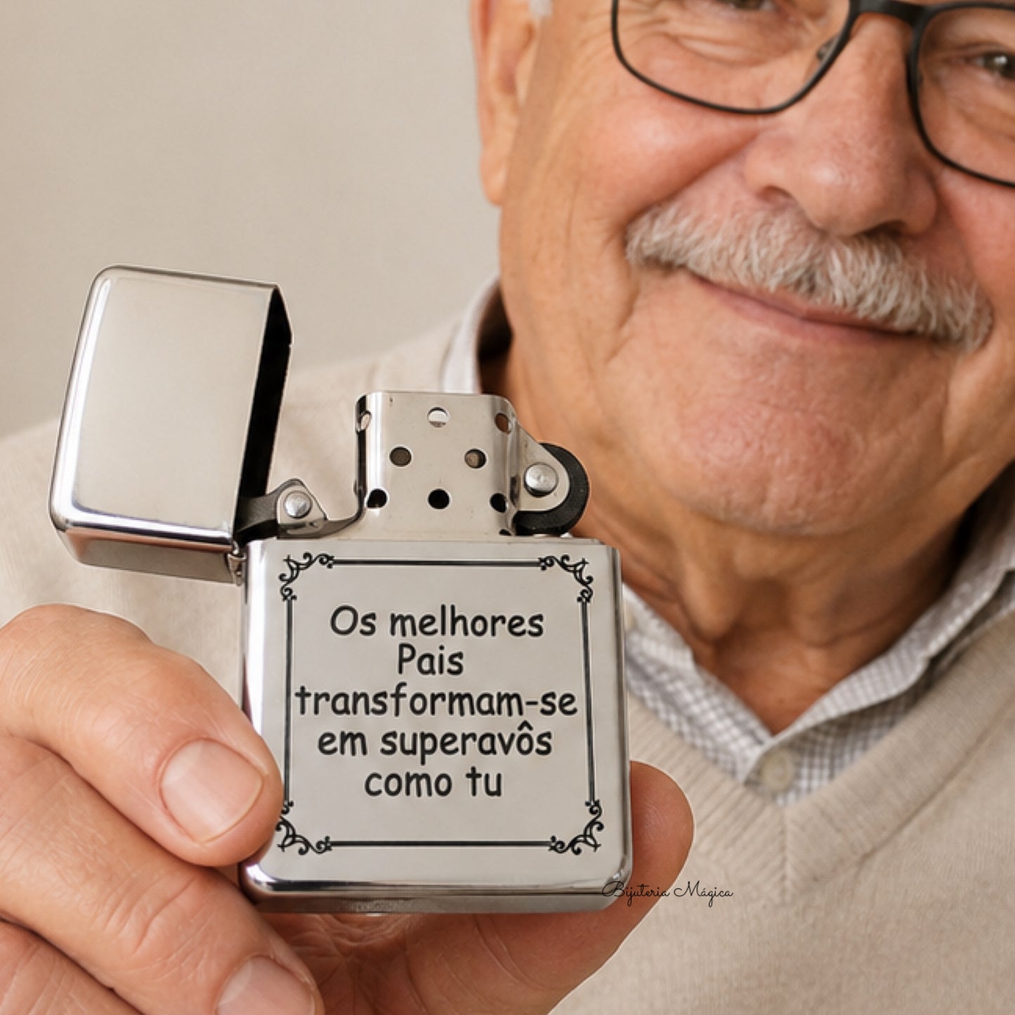 Isqueiro Tipo Zippo Personalizado em Aço