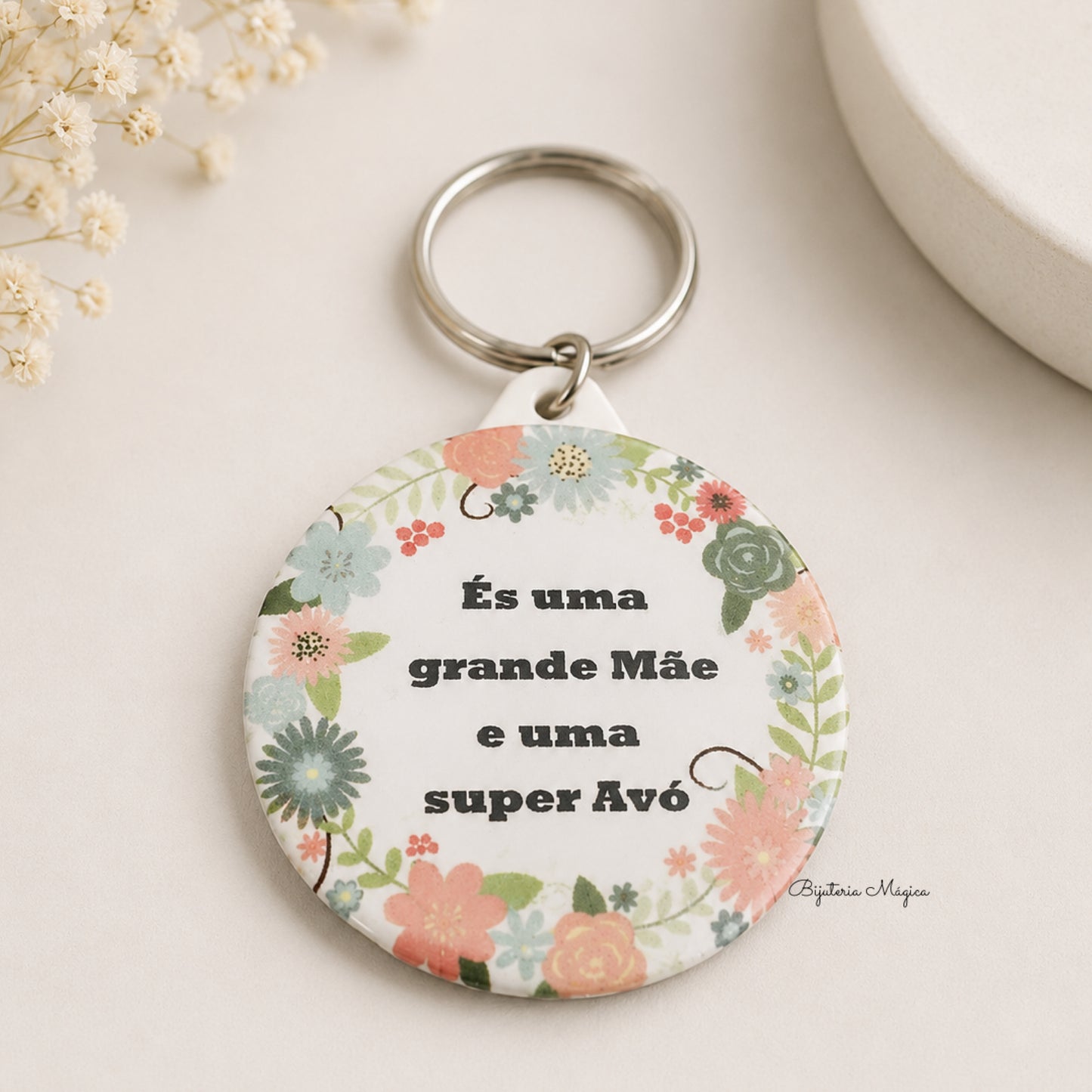 Porta-Chaves Redondo Personalizado