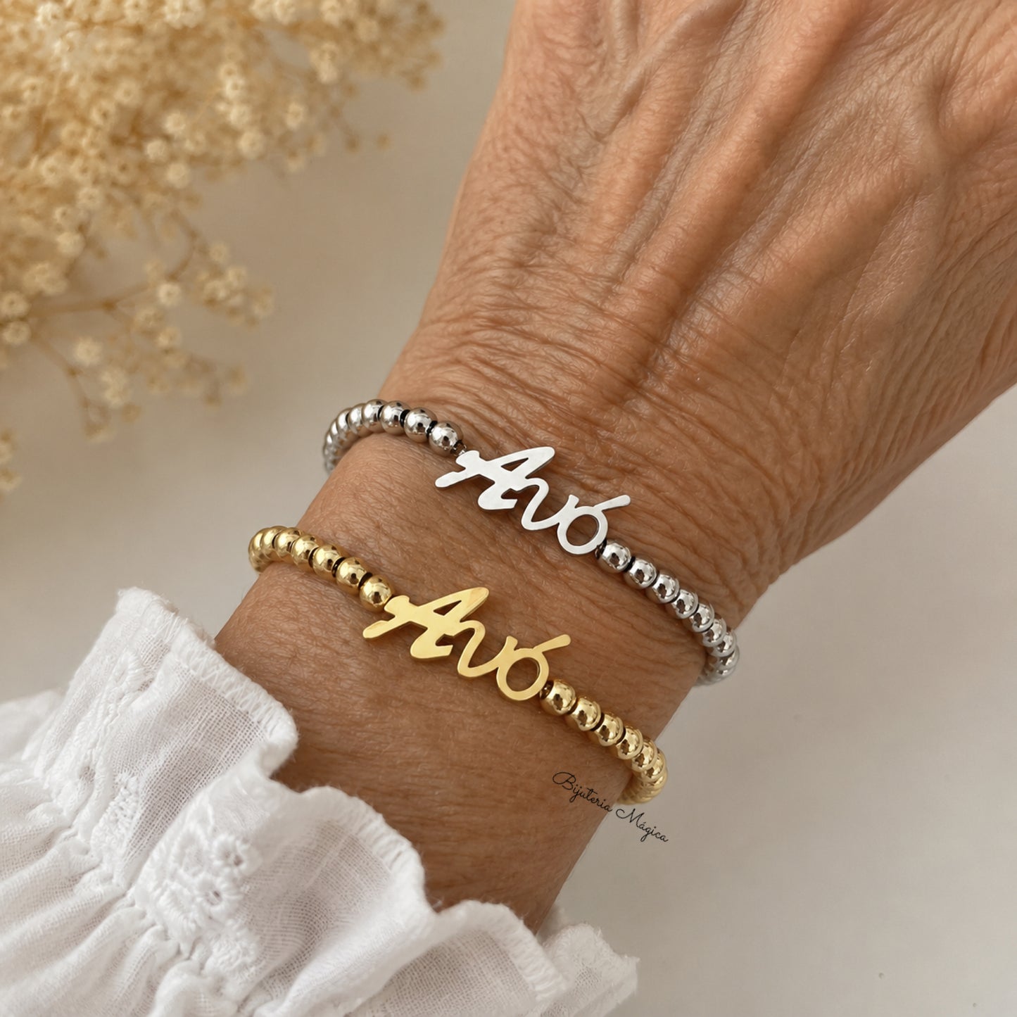 Pulseira Personalizada “Avó” em Aço Inoxidável