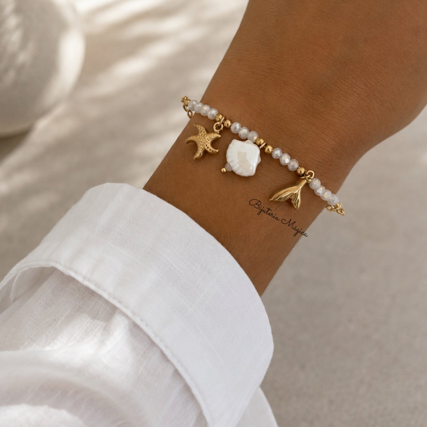 Pulseira Mar em Aço Inoxidável