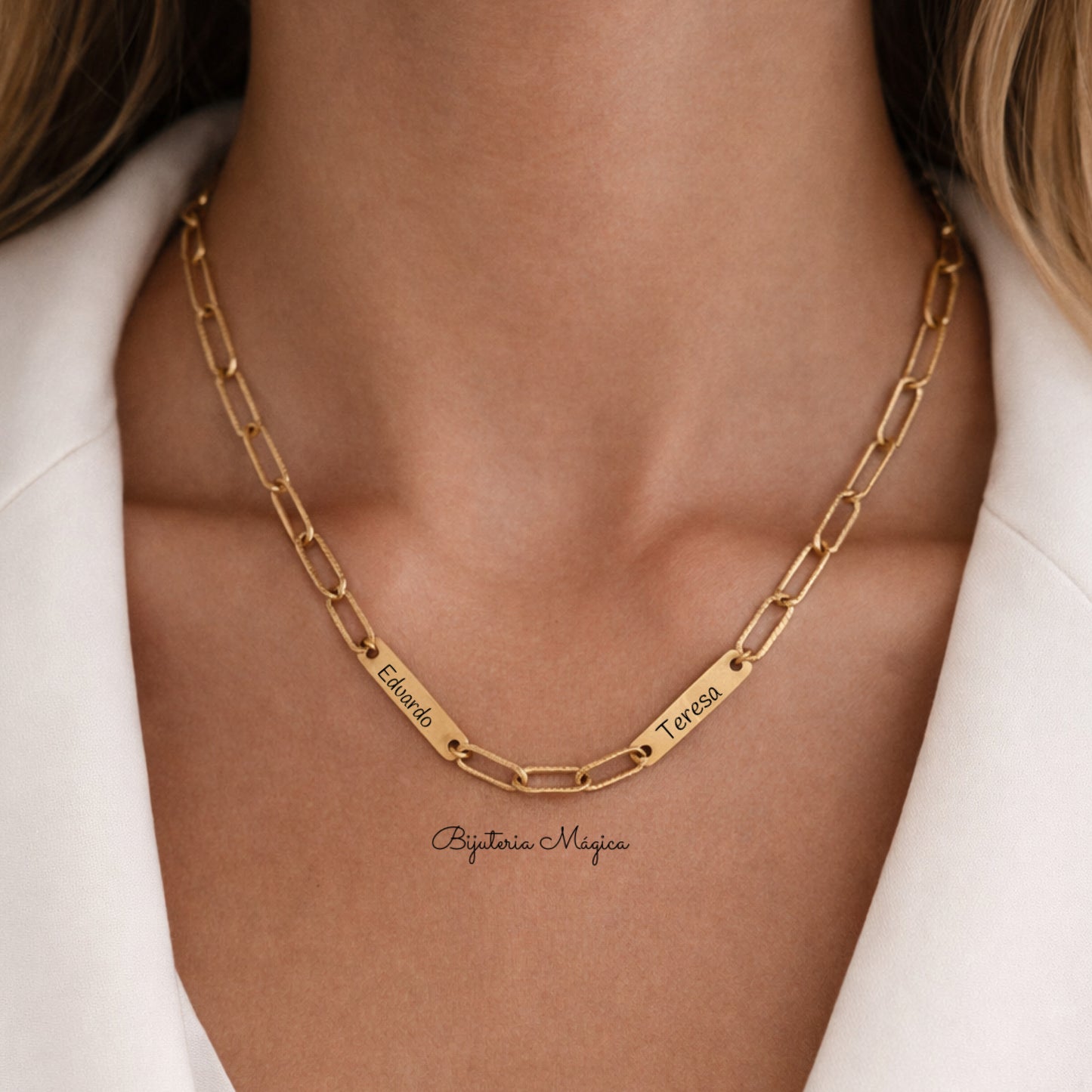 Colar Personalizado Elos Dourados
