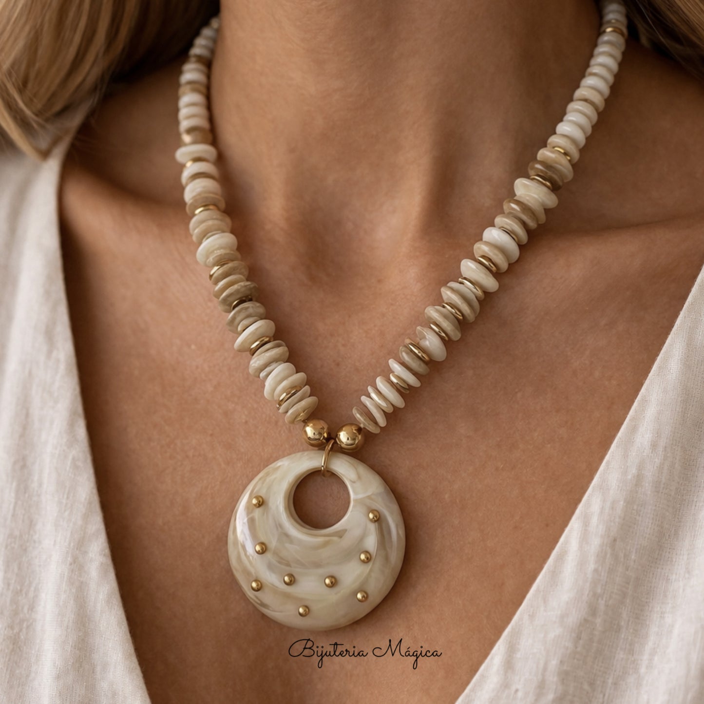 Elegance Ivory Necklace
