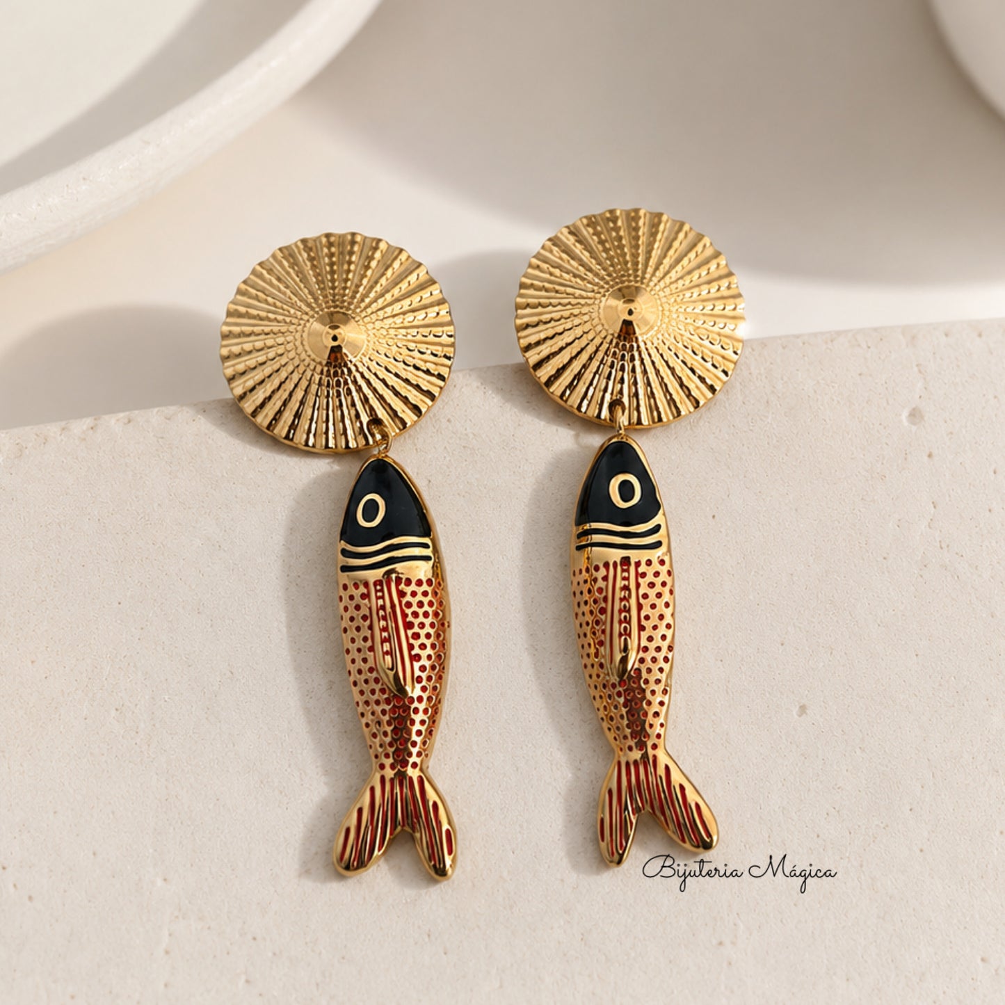 Brincos Peixe Dourado