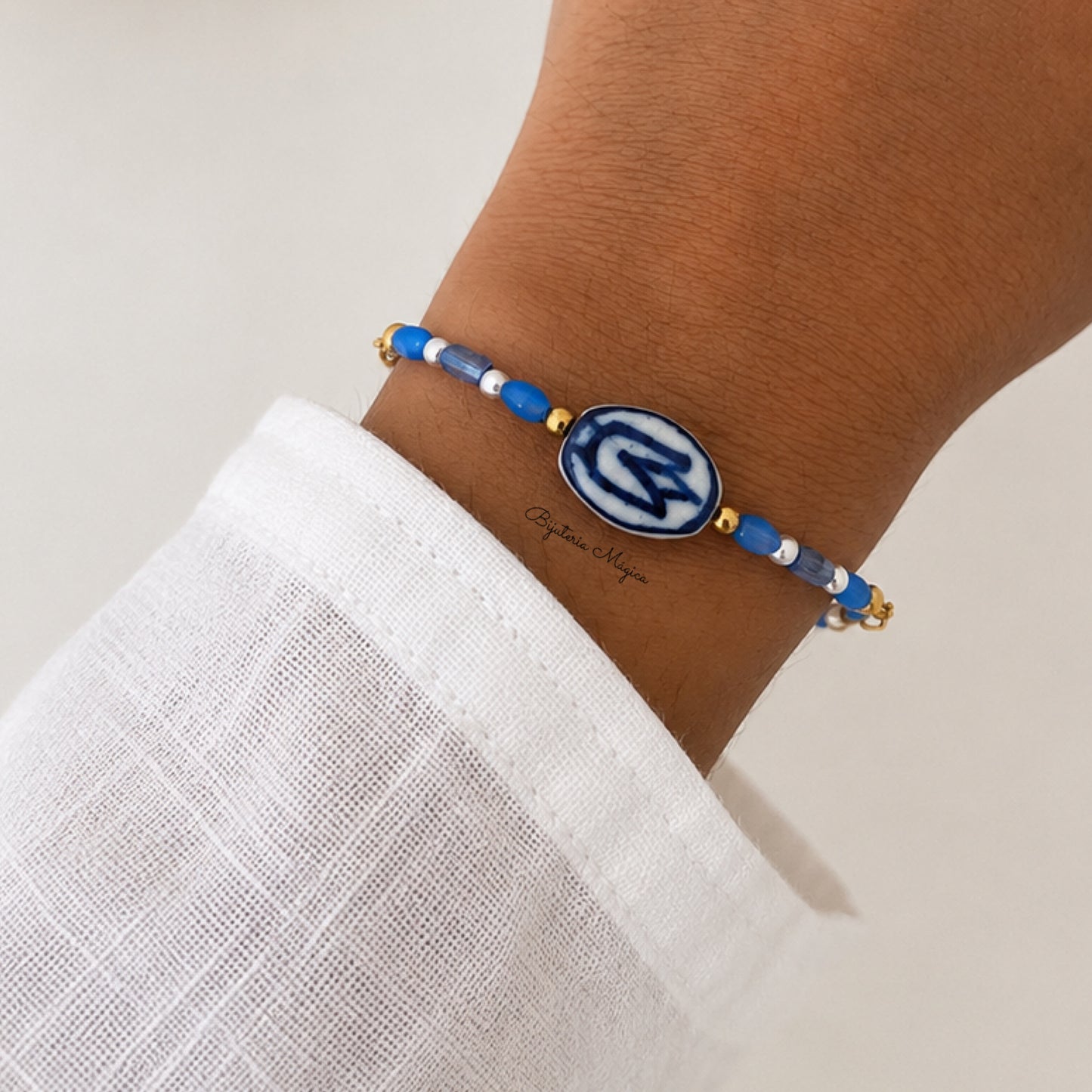 Pulseira Medalha Azulejo