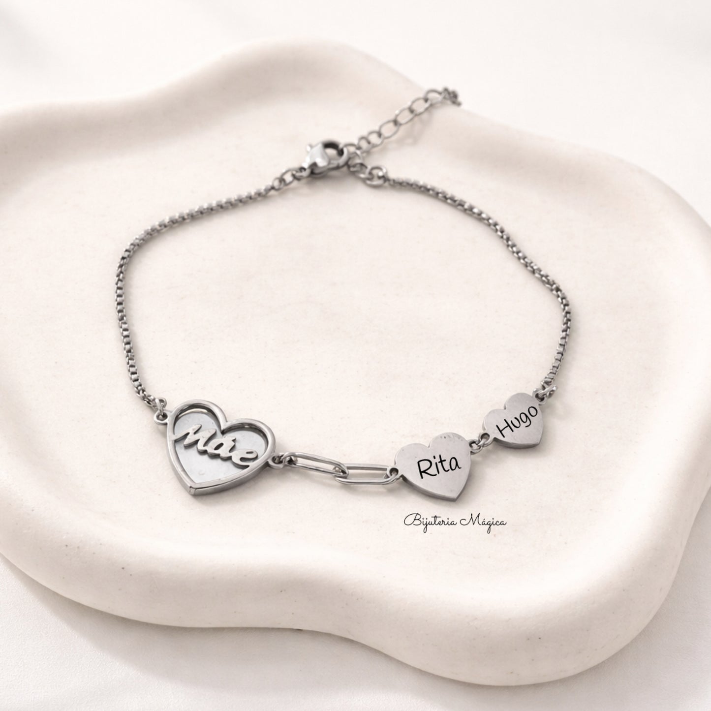 Pulseira Mãe em Madrepérola Personalizável