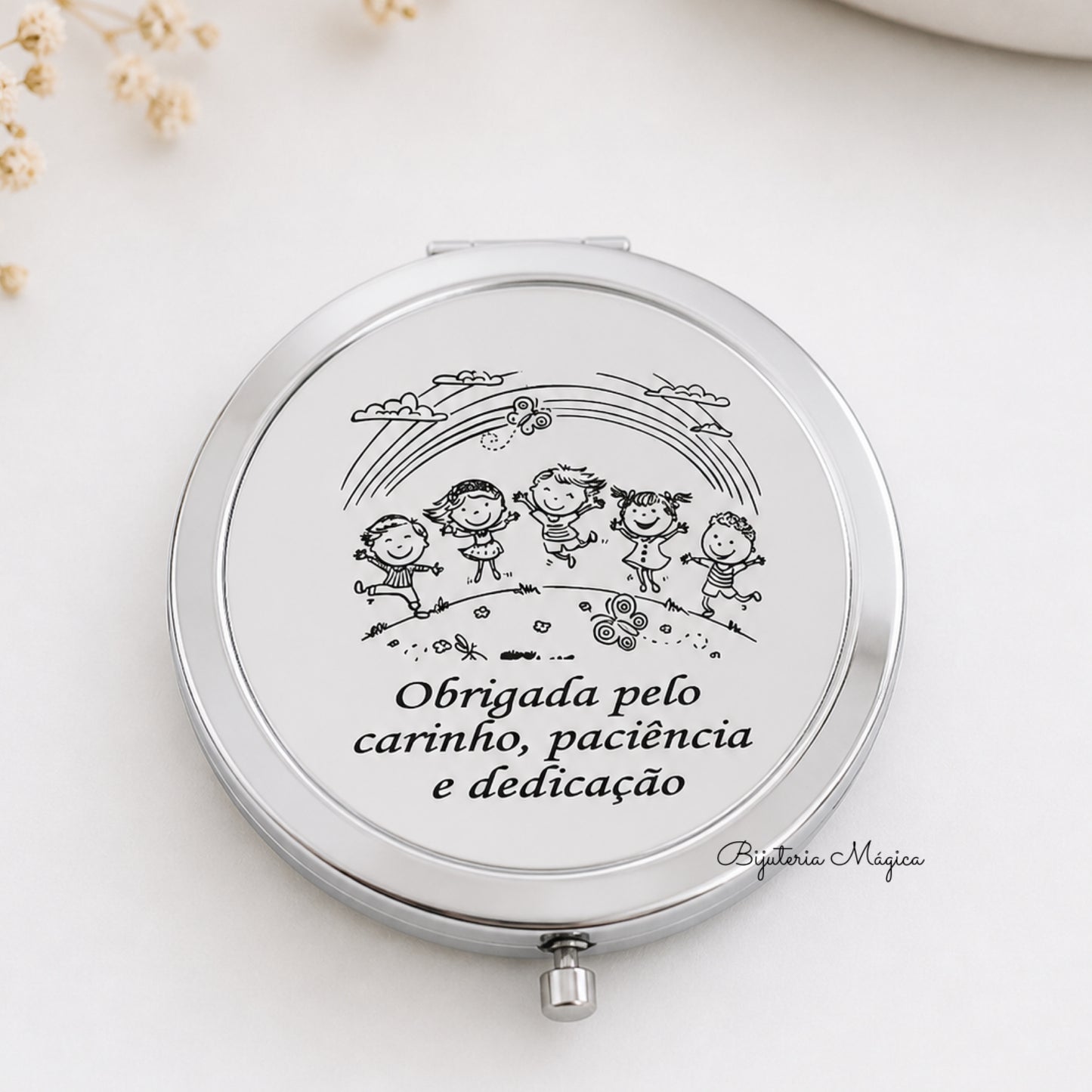 Espelho Duplo Obrigada pelo Carinho