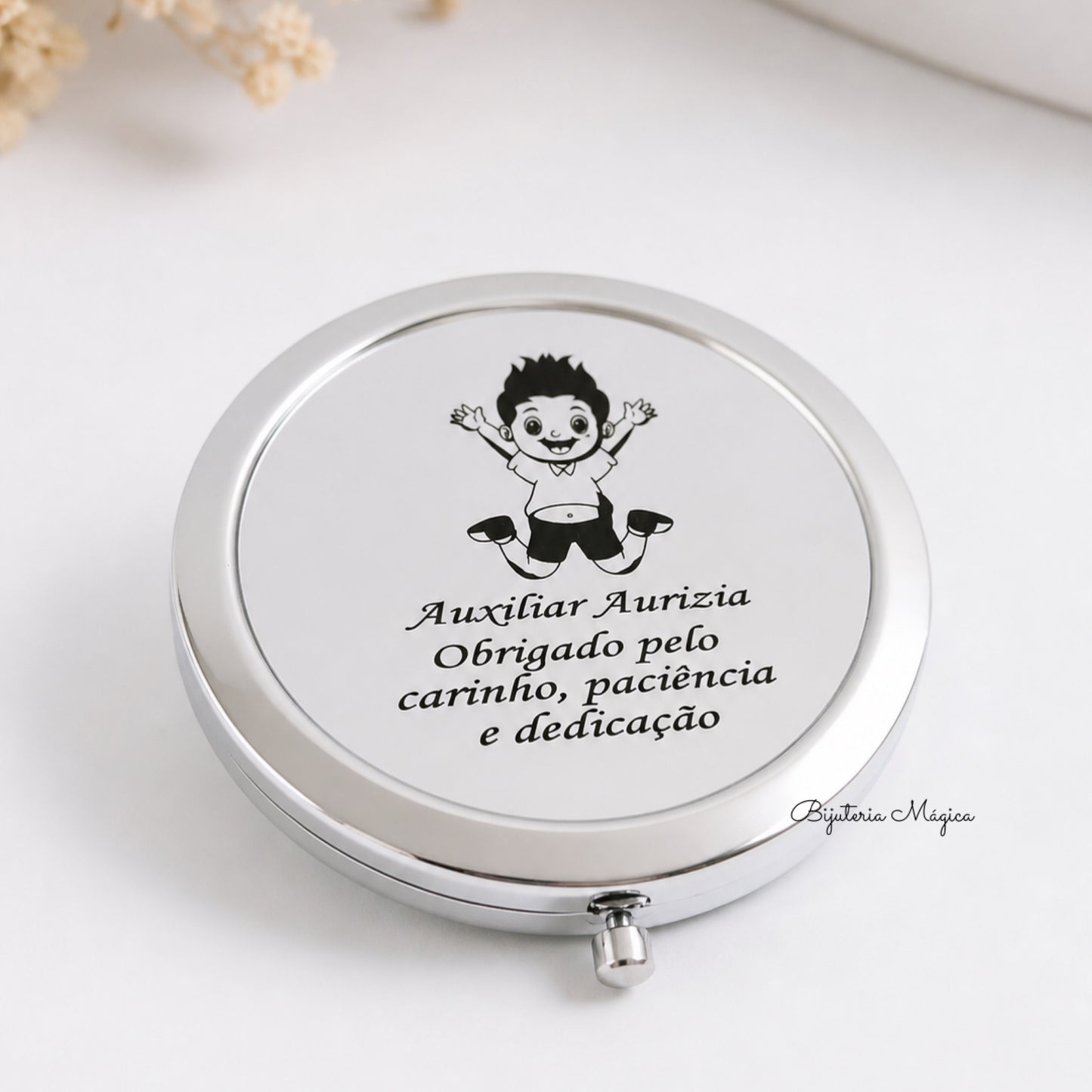 Espelho Duplo Personalizado Auxiliar Especial