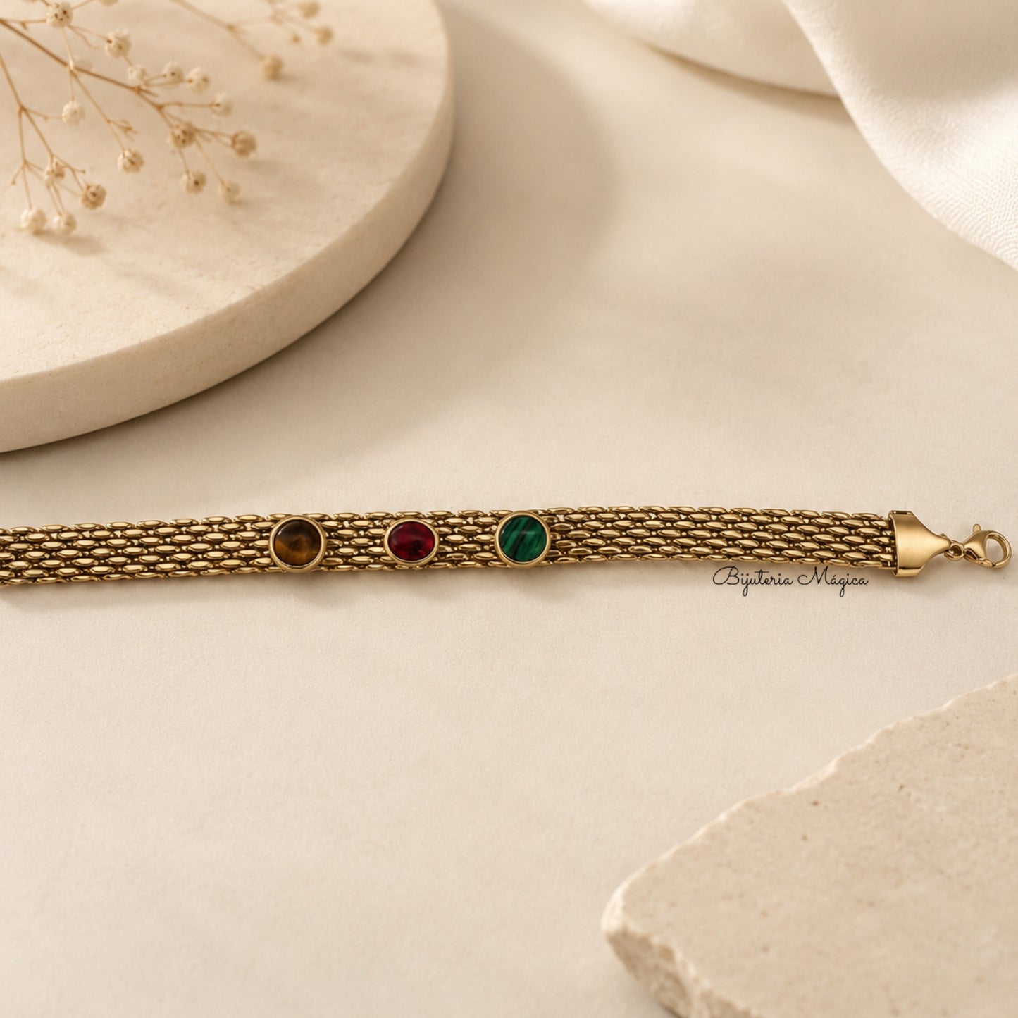 Pulseira Elegance Colors em Aço Inoxidável
