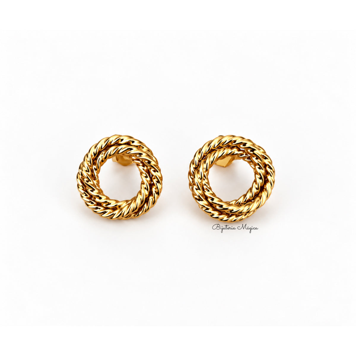 Brincos Elo Dourado