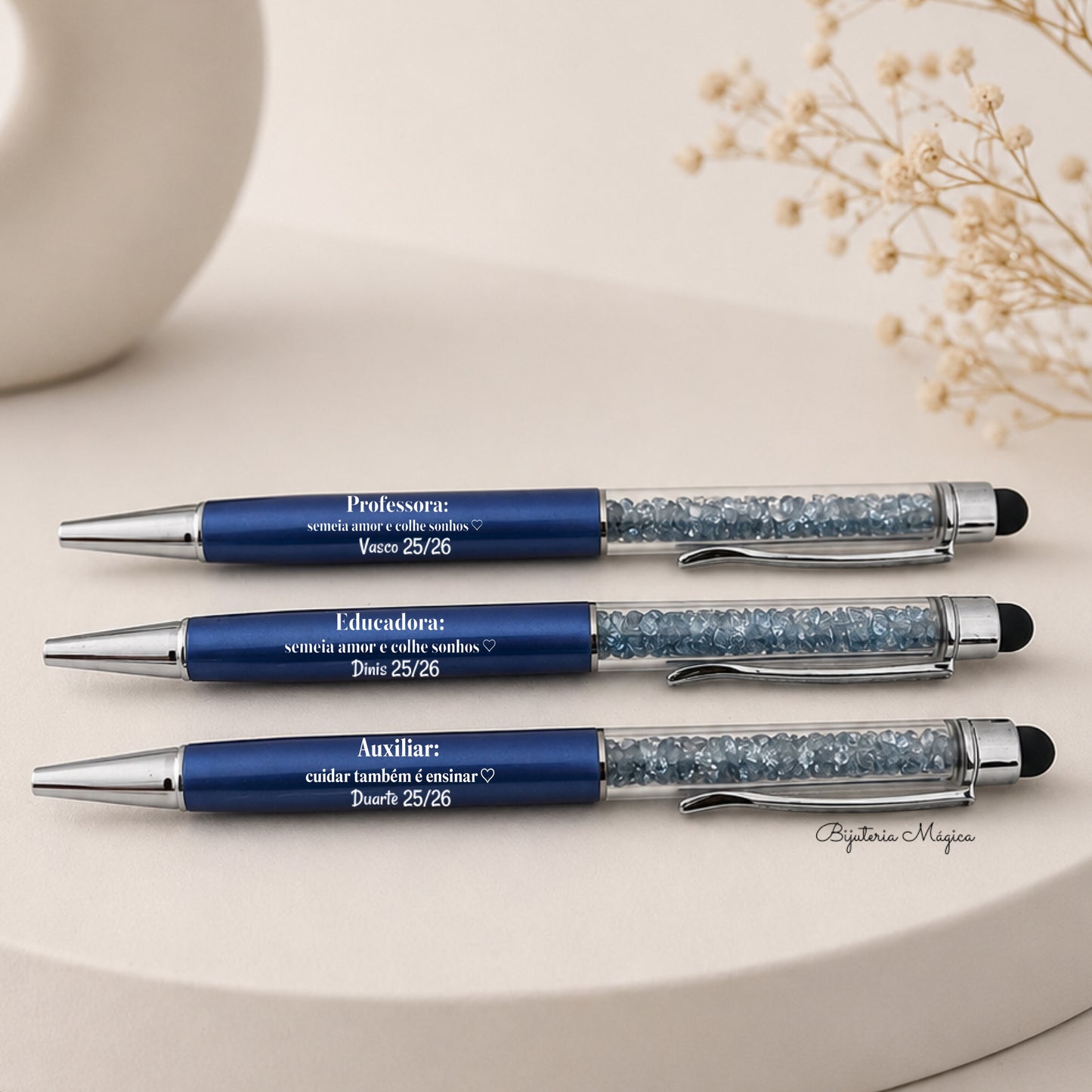 Caneta Personalizada Crystal Teacher