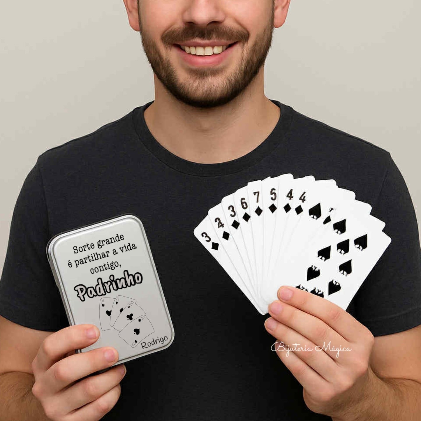 Godfather Playing Cards in a Metal Box