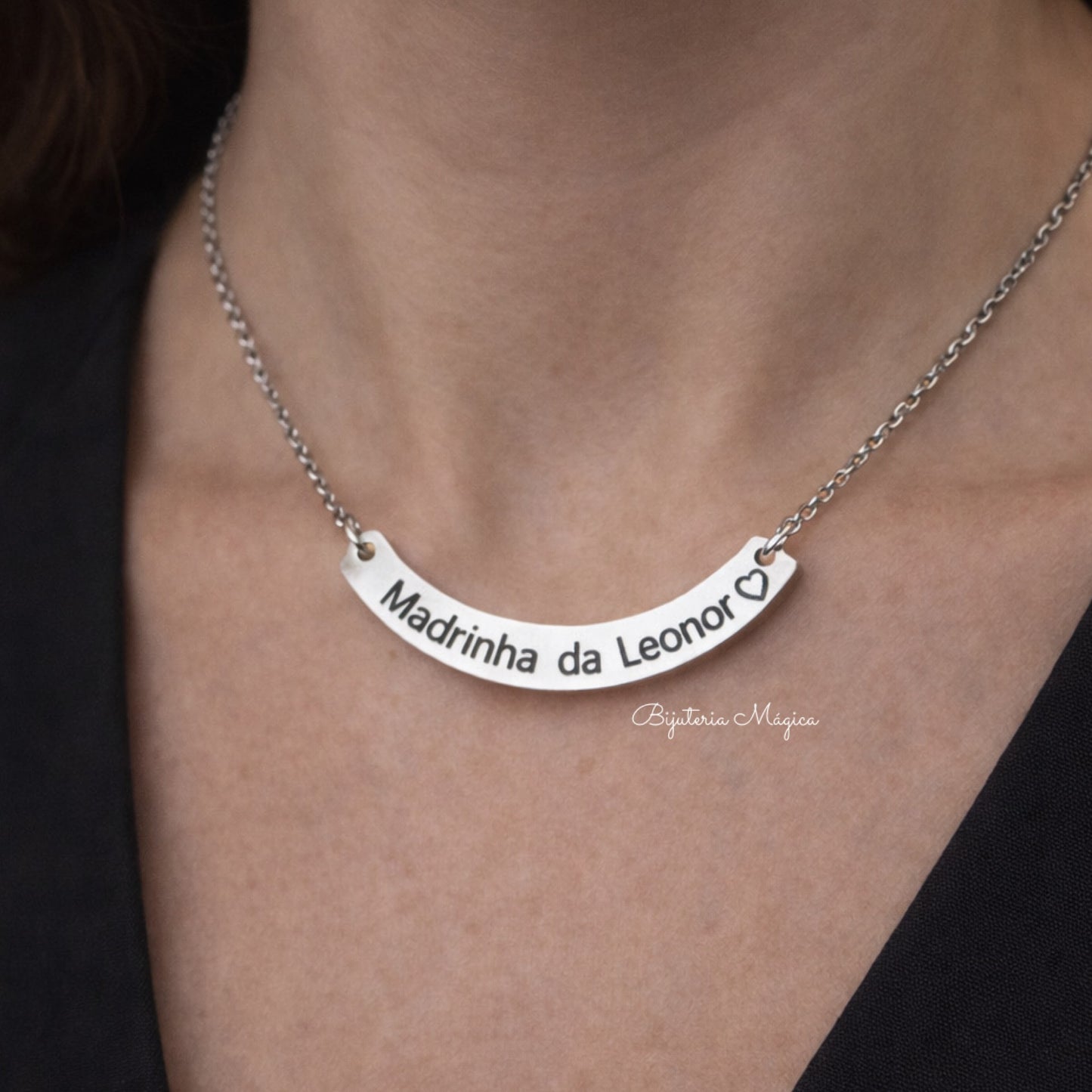 Colar Personalizado Madrinha com Nome
