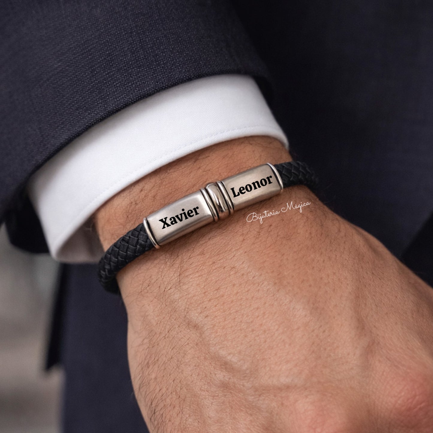 Pulseira Nomes Eternos em Aço