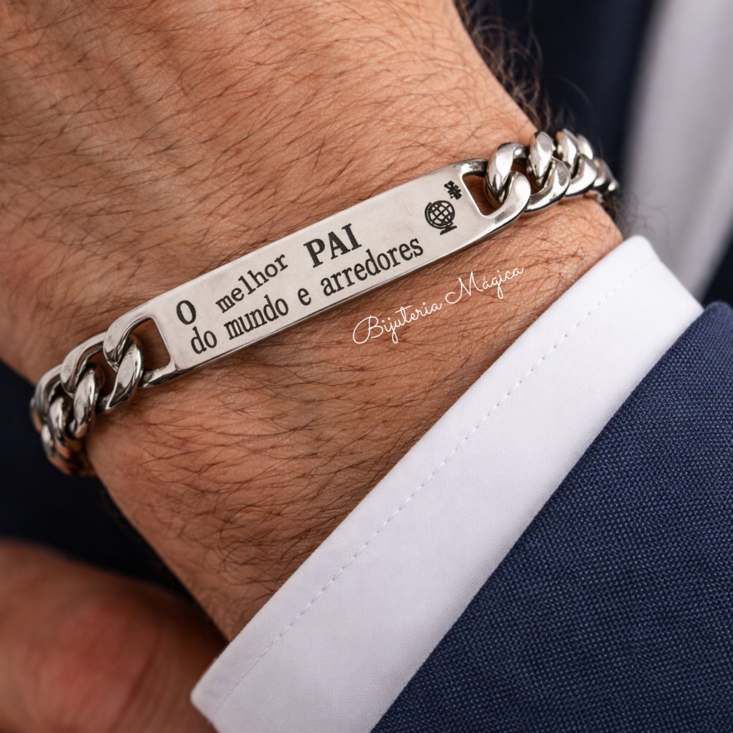 Pulseira Melhor Pai do Mundo