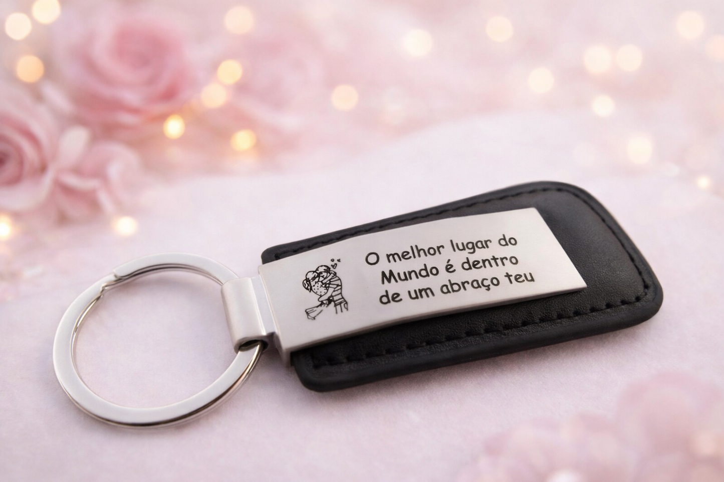 Porta-Chaves em Metal Personalizado – “O melhor lugar do mundo”