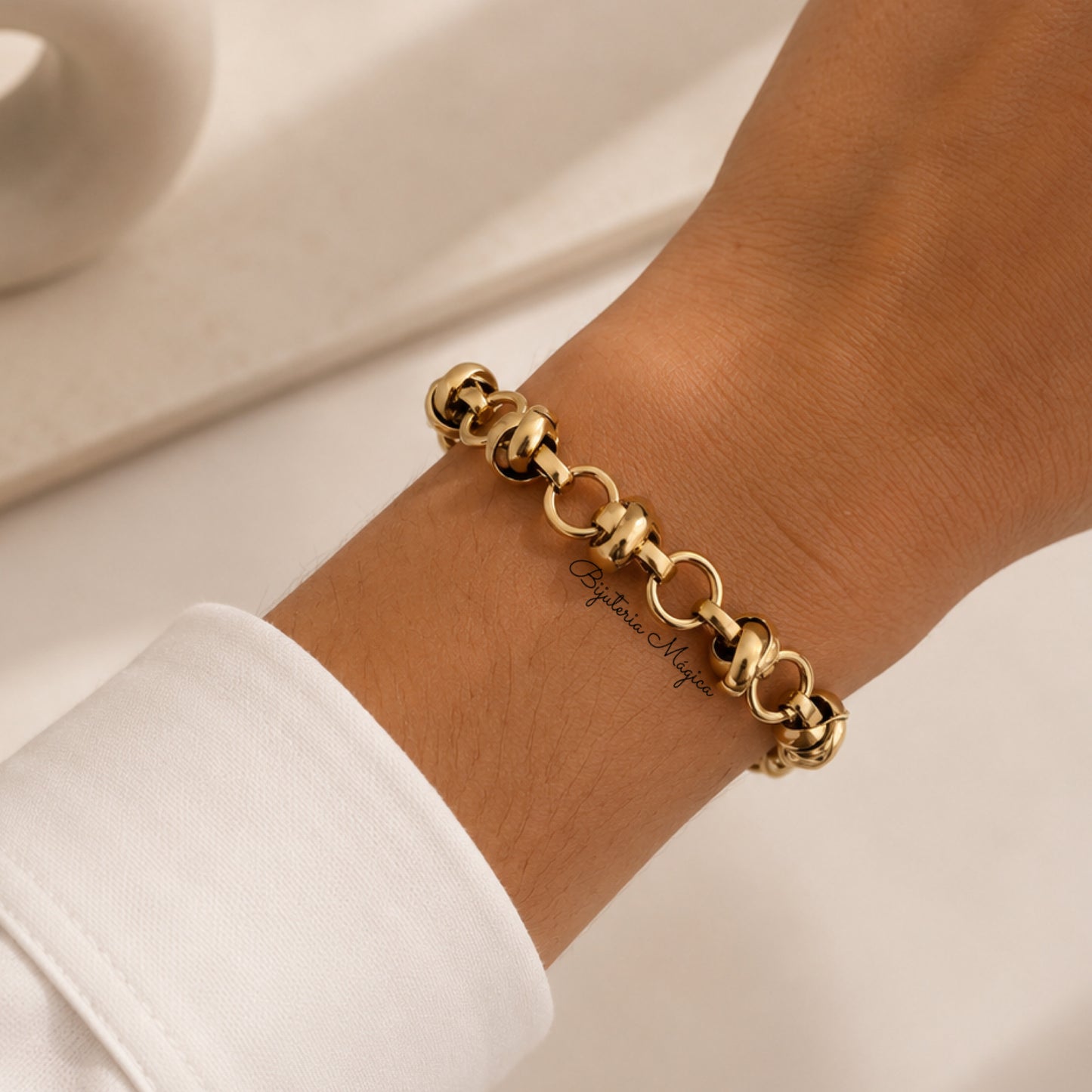 Pulseira Elos Dourados