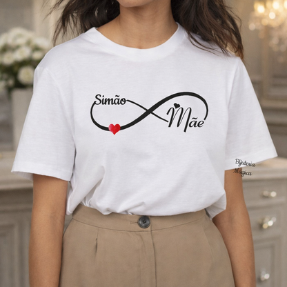 T-shirt Personalizada “Mãe” Infinito