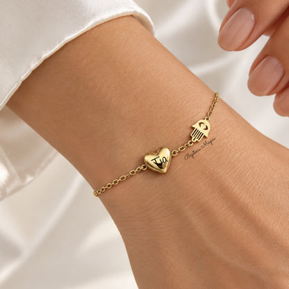 Pulseira Amor e Proteção Personalizada