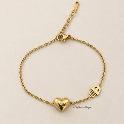 Pulseira Amor e Proteção Personalizada