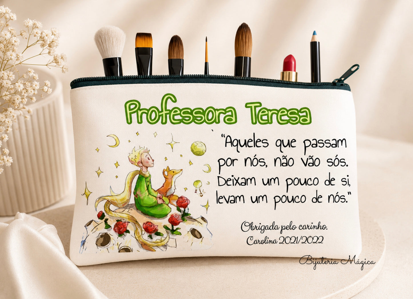 Necessaire / Estojo Personalizado Pequeno Príncipe