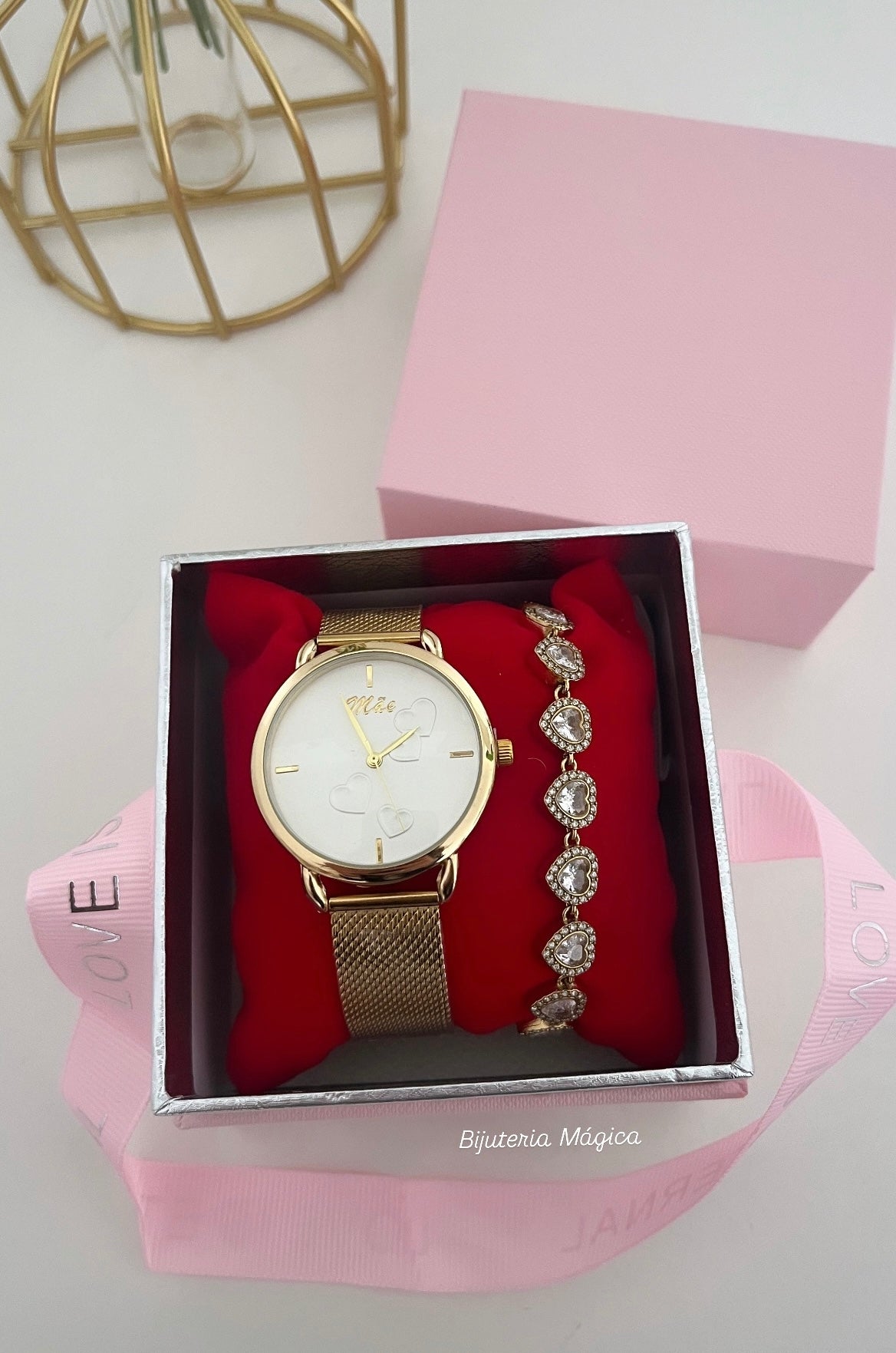 Conjunto Mãe Amor Dourado