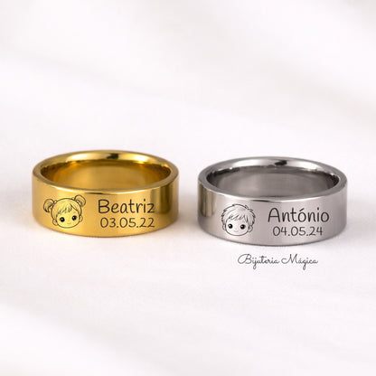 Aliança Personalizada Duo