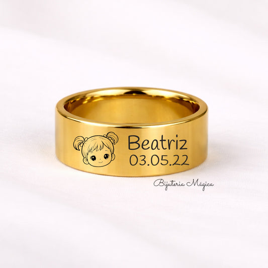 Aliança Personalizada Duo