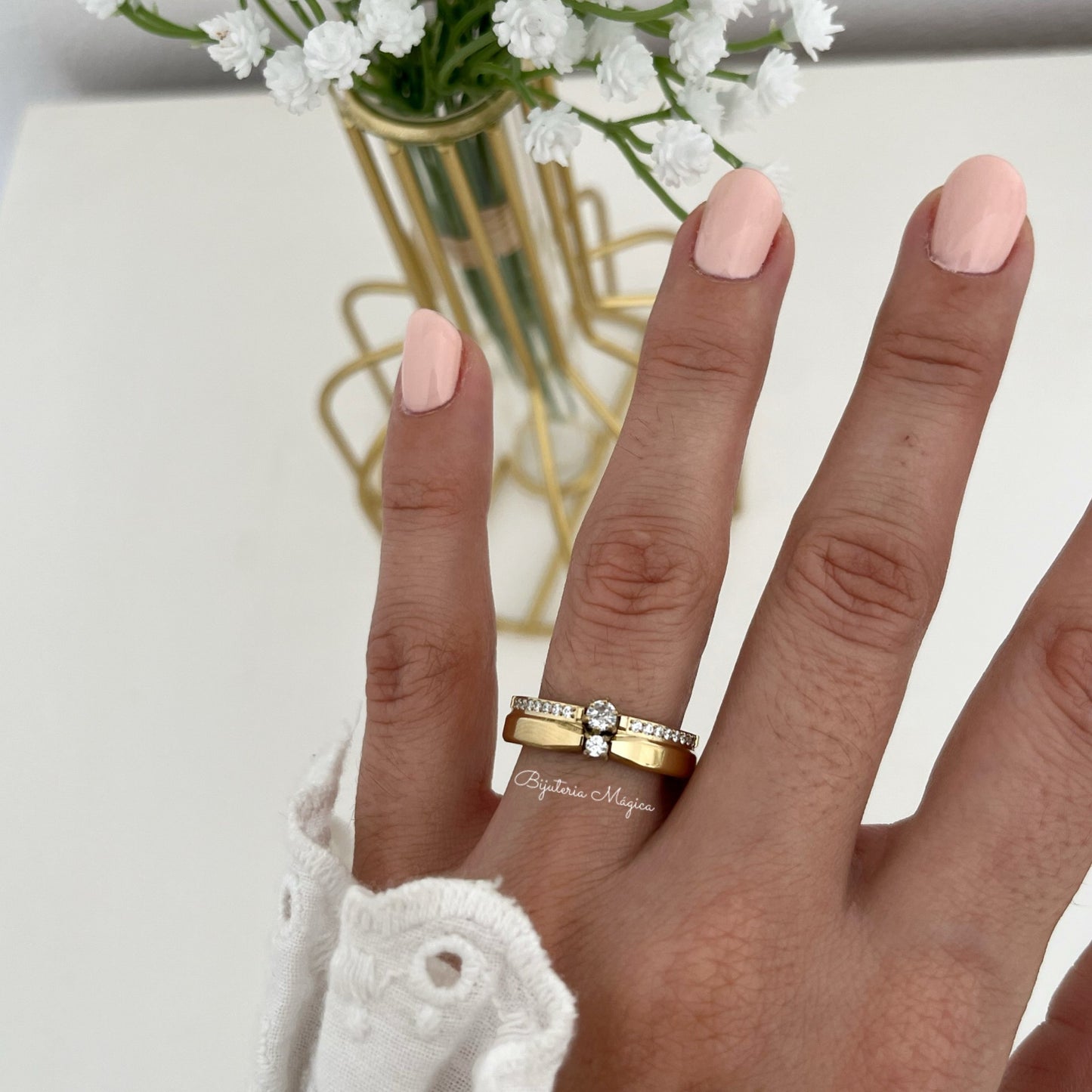 Anel Elegance Dourado