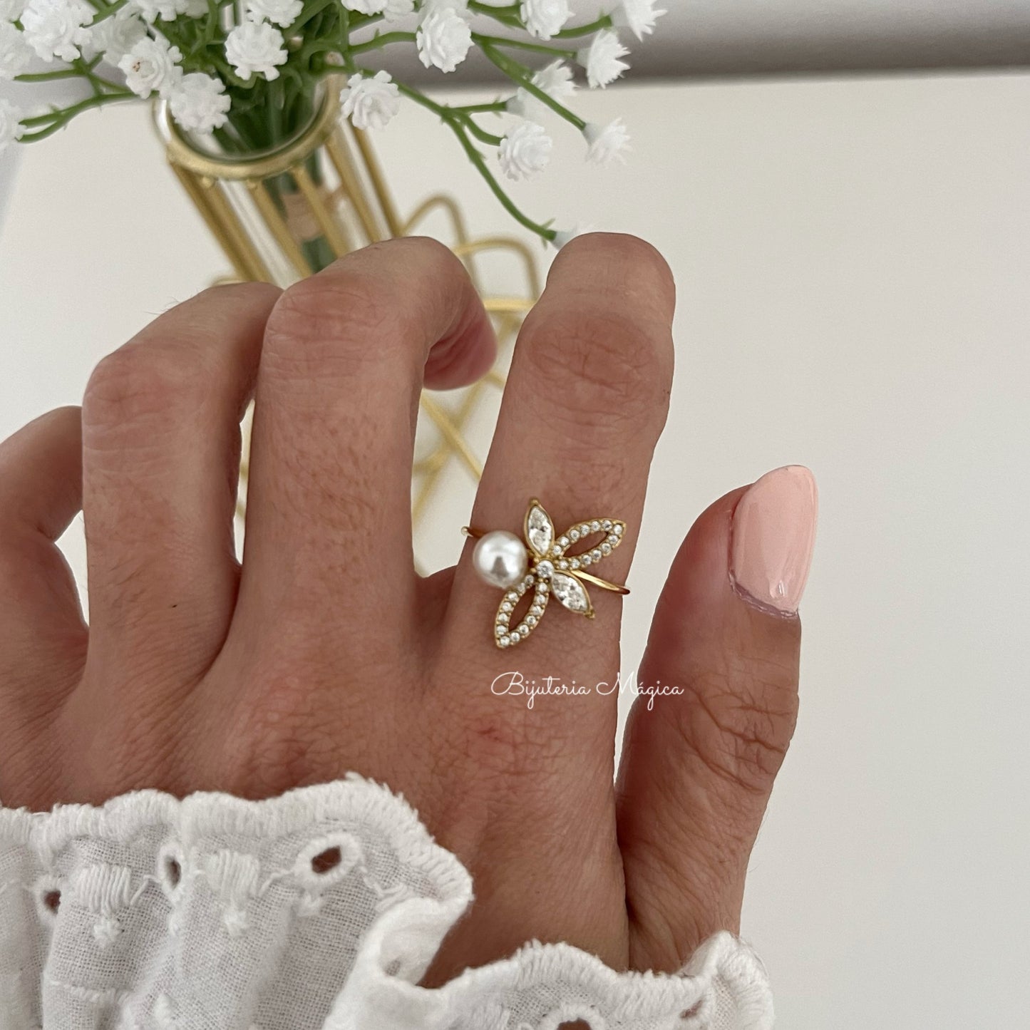 Anel Flor de Luz