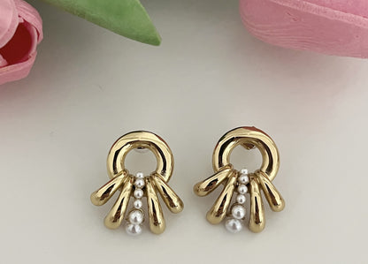 Brincos Pearl Fan