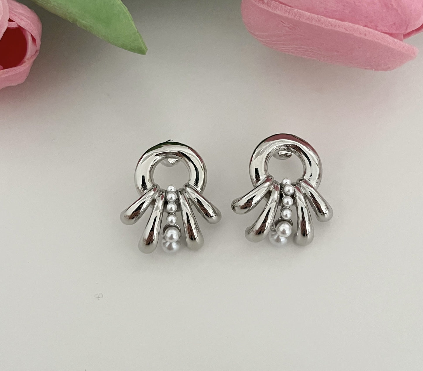 Brincos Pearl Fan
