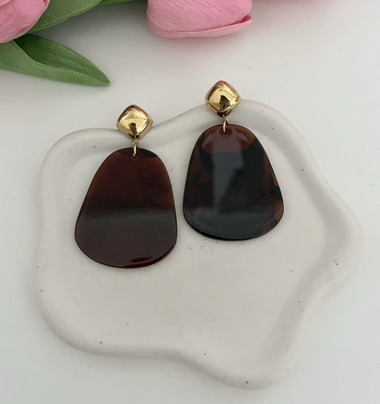 Brincos Amber Shape