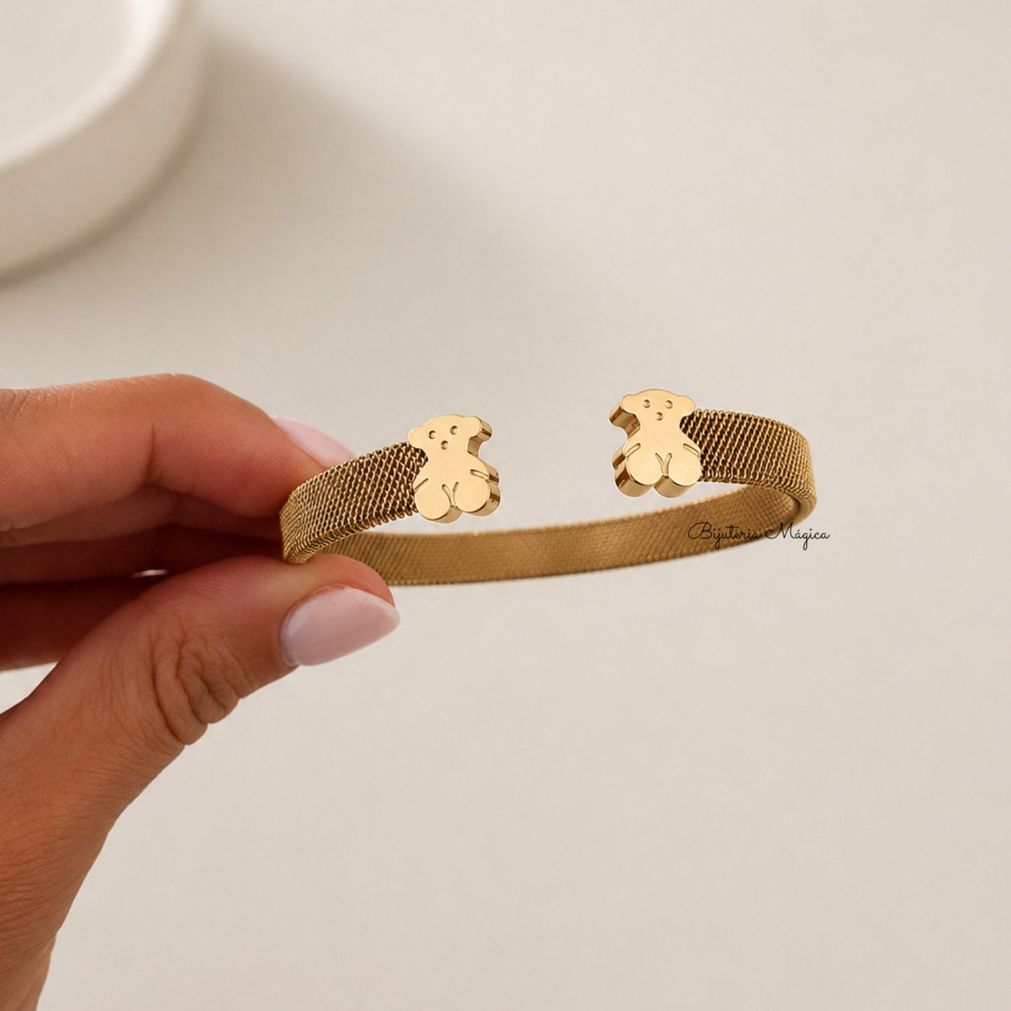 Pulseira Teddy em Aço Inoxidável