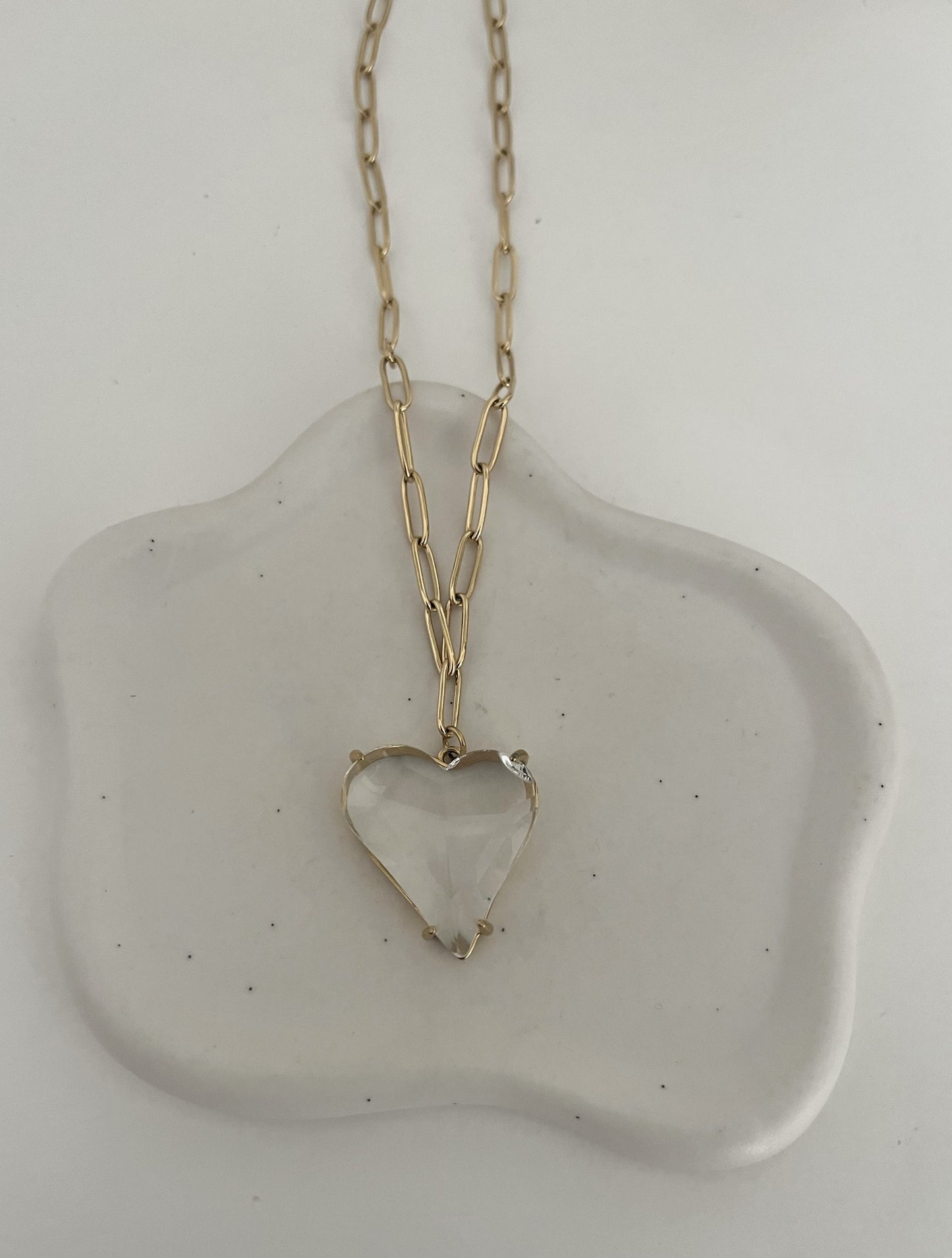 Crystal Heart Necklace