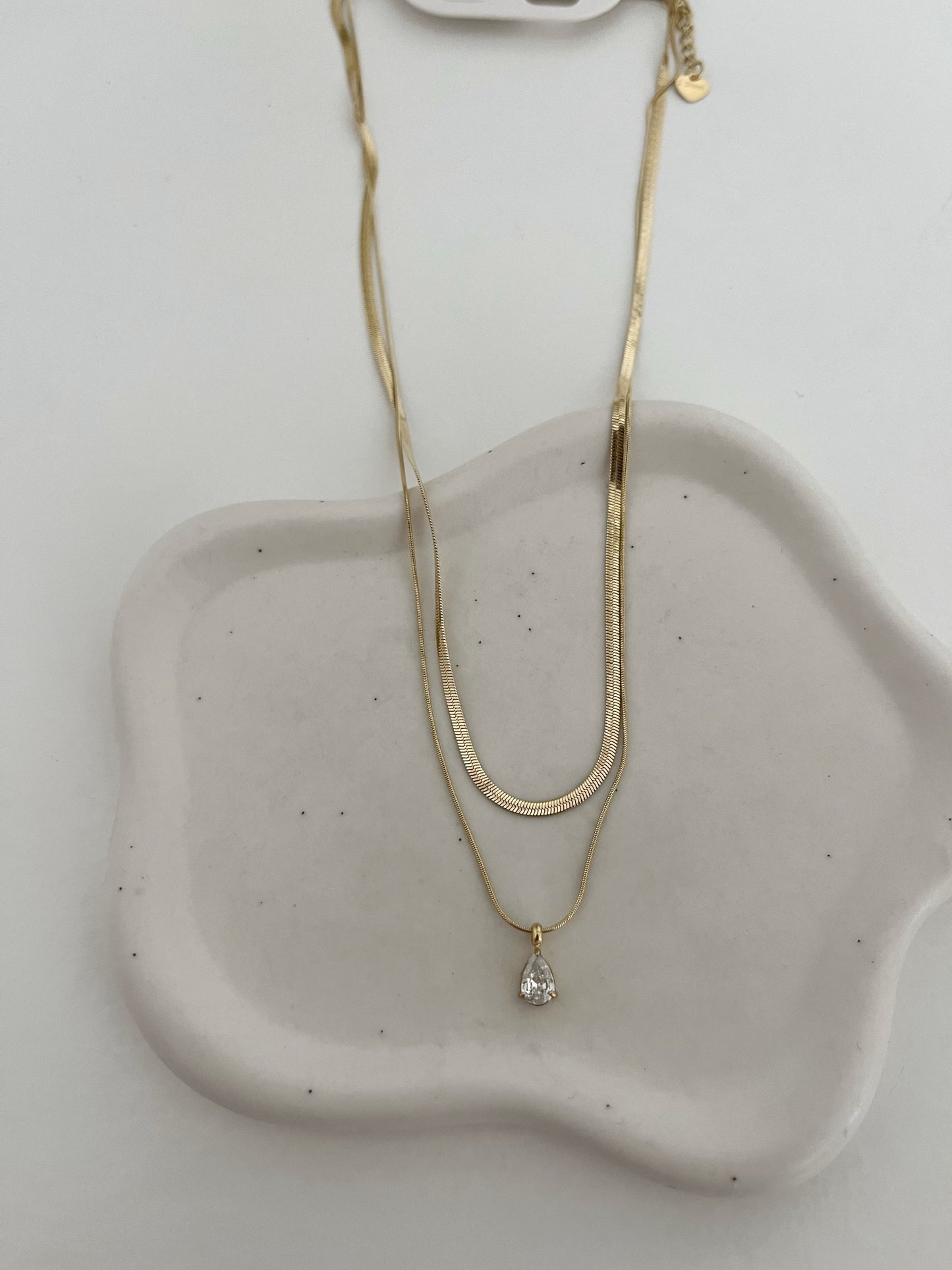 Essence Double Drop Necklace