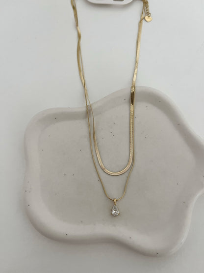 Essence Double Drop Necklace